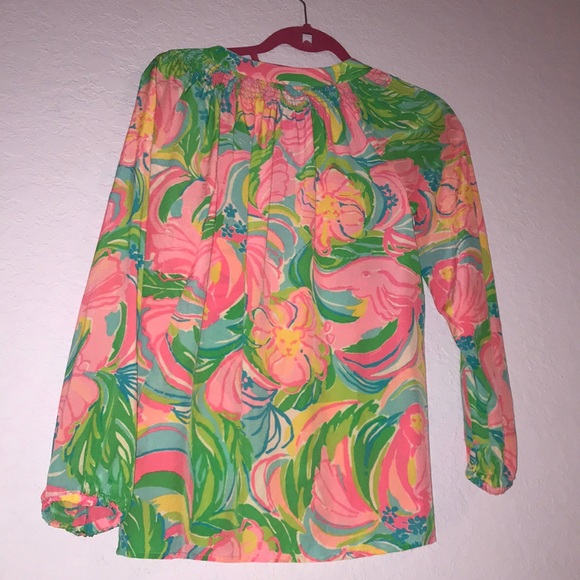 Lilly Pulitzer Elisa Silk Top - Picture 2 of 3